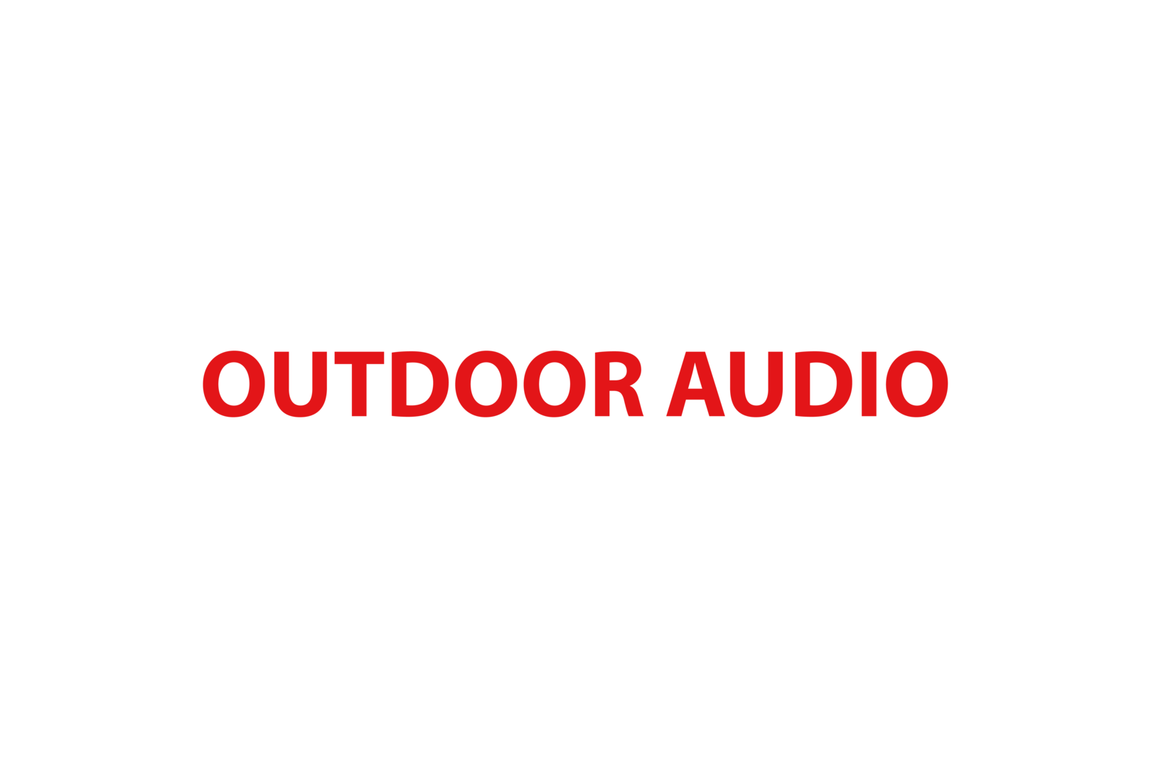 Outdoor audio