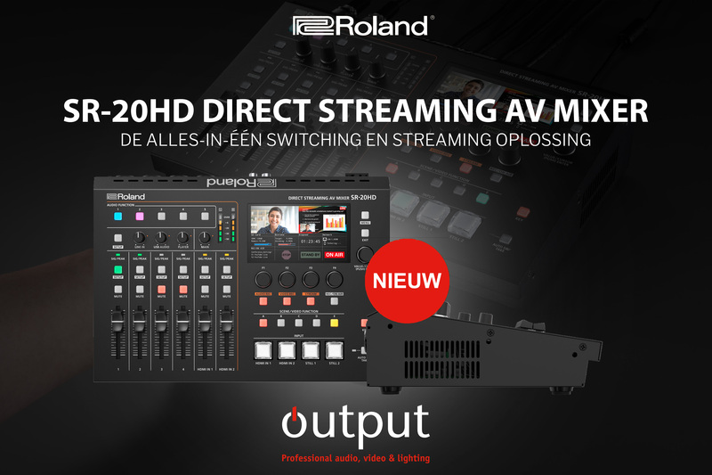 SR-20HD Direct Streaming Mixer Roland Output